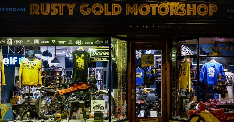 Striking Moto-Gold in Amsterdam