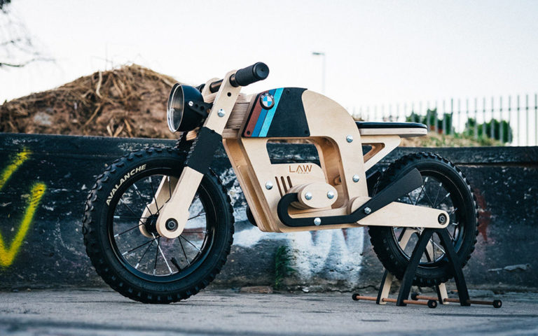 Lawless Bikes Builds Tiny Wooden Café Racers