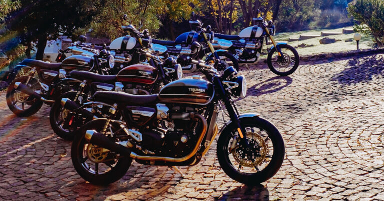 Triumph’s media launch of their new 1200 Twins