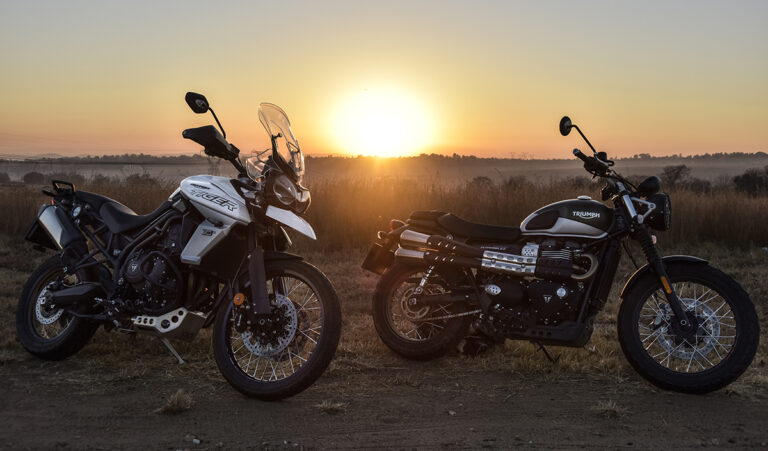 From “Road-to-Adventure” – a day of rider training with iRIDE Adventures and Triumph South Africa.