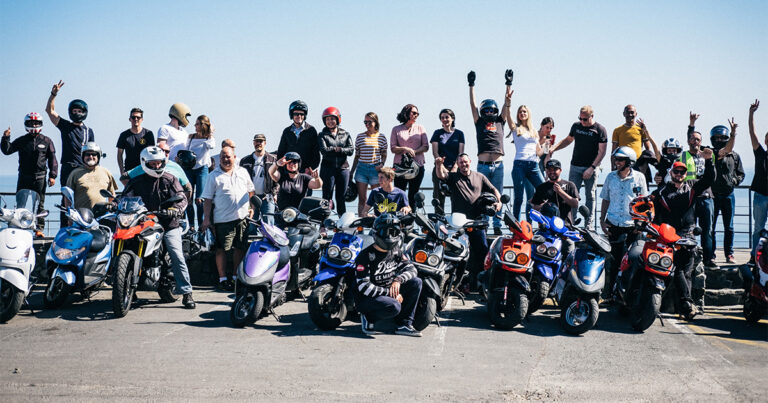 Gone Scootering: Celebrating Scootember with a Scooters-Only Ride
