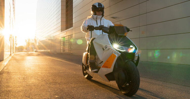BMW Motorrad reveal the Definition CE 04 electric scooter concept