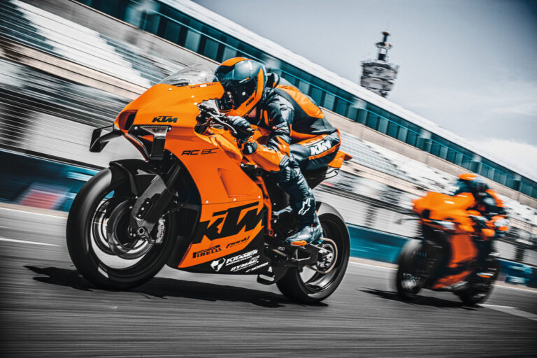 The KTM RC 8C is the readiest to race KTM ever