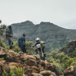 Wade Young out on the route and leading the pack at th end of Race Day 1, by ZCMC