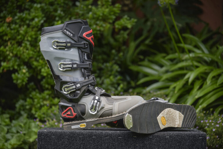 Acerbis X-Rock MX boots & FS–606 Enduro helmet