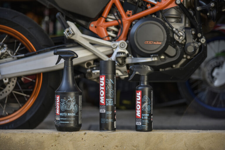 Wash It, Wax It & Shine It with Motul’s MC Care Range
