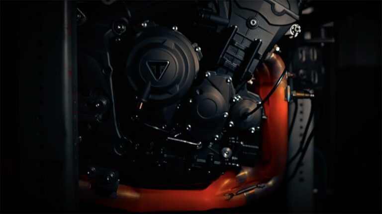 Triumph Continues To Develop the 765cc Moto2 Racing Engine