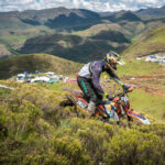 Devon Mackenzie on the Gold Route during the amended ‘Mountain Battle’ for Day 1 of Roof of Africa, by ZCMC