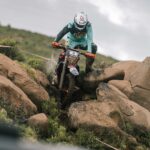 Travis Teasedale currently placed third after Day 1 of the Mother of Hard enduro, by ZCMC