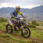 Wade Young out on the route during a previous Motul Roof of Africa event, by Action in Motion
