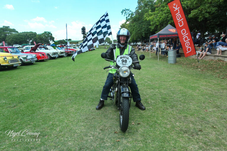 Mike Ward Takes Second Win In DJ Rally For Classic Motorcycles