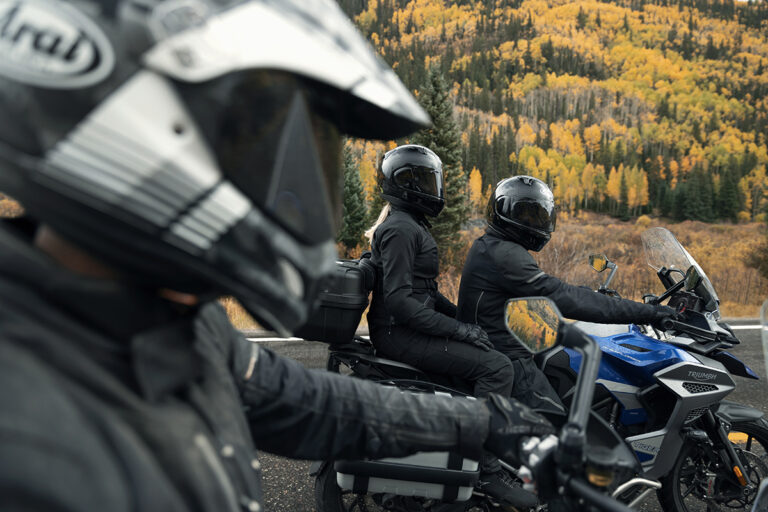 Triumph Announces Self-Lowering Rear Suspension