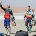 Charan-Moore-and-fellow-South-African-Stuart-Gregory-both-competing-in-the-Original-by-Motul-class-at-the-biouac-after-stage-11