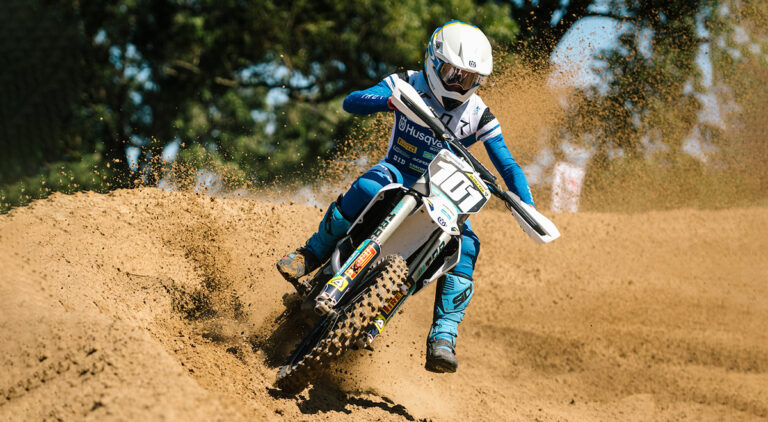 Husqvarna Racing Charging Hard