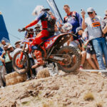 Alfredo Gomez heading to cross the finish line on the final day of ROA