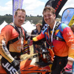 Bronze top 2 Geoff & Stiaan at the finish on the last day