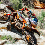 James Moore pushing hard on the last day of Roof of Africa