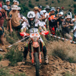 Mitch Brightmoore on his way to the finish of the last day of ROA