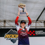 Sandra Gomez won top performing woman in HEWC, a huge accolade in hard enduro