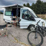 Free parking at the bike park in Andorra