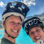 Gelato in Switzerland while exploring the alps